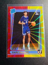 2021-22 Donruss Rated Rookie Ziaire Williams #248 RC Asia Holo Red Gold Laser
