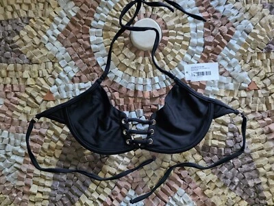neu Vintage Discontinued Wicked Weasel 325 Underwire Link Bikini Top Lycra rar - Bild 1 von 2
