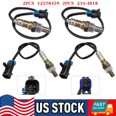 4x Upstream+Downstream O2 Oxygen Sensor For 2007 Cadillac Escalade EXT ESV 6.2L - Image 1 of 4