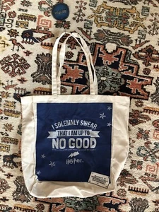 Harry Potter Canvas Bag Tote Reusable - Picture 1 of 4