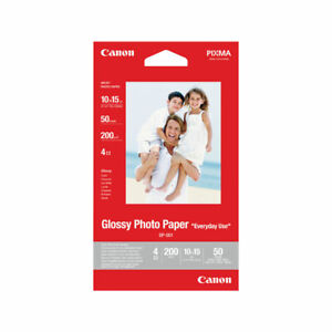 Canon Glossy Photo Paper 10 x 15 cm (6x4 inches) 200g - 50 Sheets *unboxed*