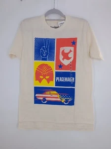 DC Peacemaker Men's T-Shirt Medium Off-White - Picture 1 of 4