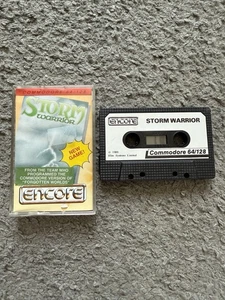Commodore 64 C64 game STORM WARRIOR (Encore/Elite) -- tested vgc Rare - Afbeelding 1 van 4