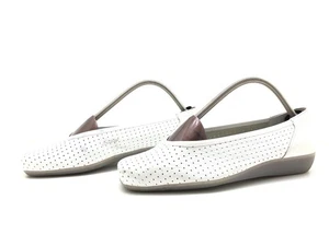 Vitaform Damen Halbschuhe Gr. 42 Ballerina Slipper Freizeitschuhe Komfort Weiß - Picture 1 of 4