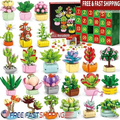 Christmas Advent Calendar 2025 Building Blocks Toy Kids Family Fun 24 Days New - Image 1 of 4