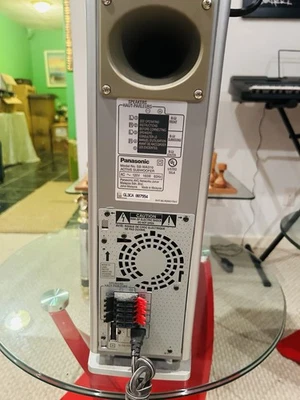 Altavoz subwoofer activo de cine en casa Panasonic SB-WA322 plateado con cable Foto 1 de 3