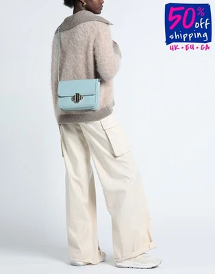 RRP€355 MAJE Leather Crossbody Bag Metal Applications Adjustable Strap Push Lock - Image 1 of 4