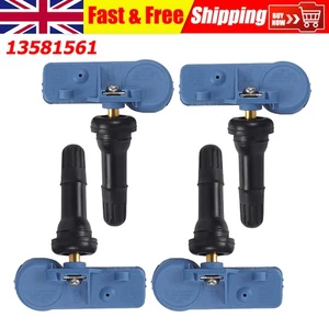 4 X TPMS TYRE PRESSURE MONITORING SYSTEM SENSOR FOR VAUXHALL E MOKKA 13581561 - Picture 1 of 12