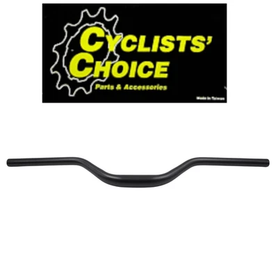 Guidão Cyclist's Choice MJ-3557 liga preta fosca 31,8x700mm 1,5" elevação - Imagem 1 de 3