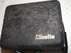 MINOLTA MYSTERY CABLE IN ORIGINAL HARD CASE, METER CABLE? - Picture 1 of 1