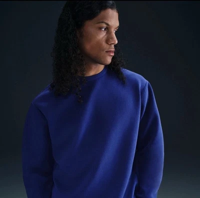NUEVO CON ETIQUETAS Sudadera Nike 24.7 Impossiblemente Suave Cuello Redondo Azul HQ6964-455 Para Hombre Mediana Foto 1 de 4