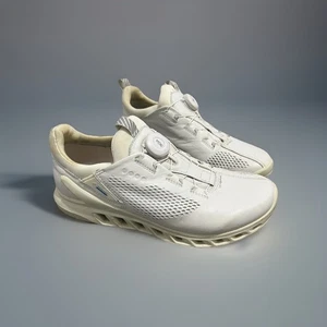 ECCO Biom C4 Gore-Tex BOA Golf Shoes Women’s EU 40 US 7 White Leather Waterproof - Picture 1 of 7