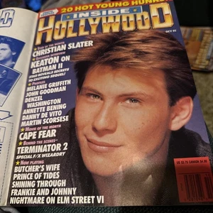 1991 OCT INSIDE HOLLYWOOD Magazine CHRISTIAN SLATER WITH COVER - Bild 1 von 5
