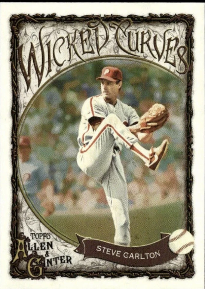 2025 Topps Allen & Ginter Wicked Curves WC-14 Steve Carlton Phillies - Image 1 of 1