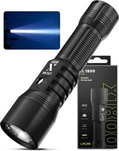 LYCAN X1800 Dive Light 1800 Lumen Scuba Diving Flashlight IPX8 Waterproof - NIB - Picture 1 of 7