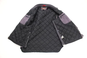 Craftsman men size XXL grayish purple quilt lined canvas full zip work vest - Picture 1 of 13