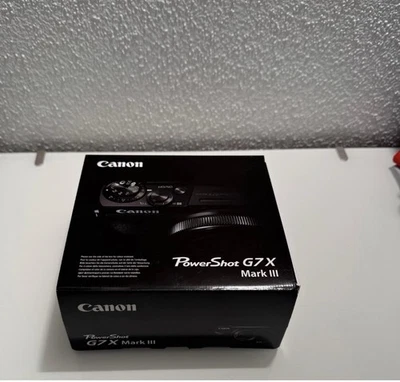 Canon PowerShot G7X Mark III schwarz / G7XM3 Digitalkamera / NEU & OVP ***** - Bild 1 von 4