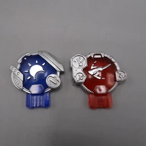 Transformers Cybertron Planet Cyber Key Blue Moon Red Silver Chip repuesto - Imagen 1 de 3