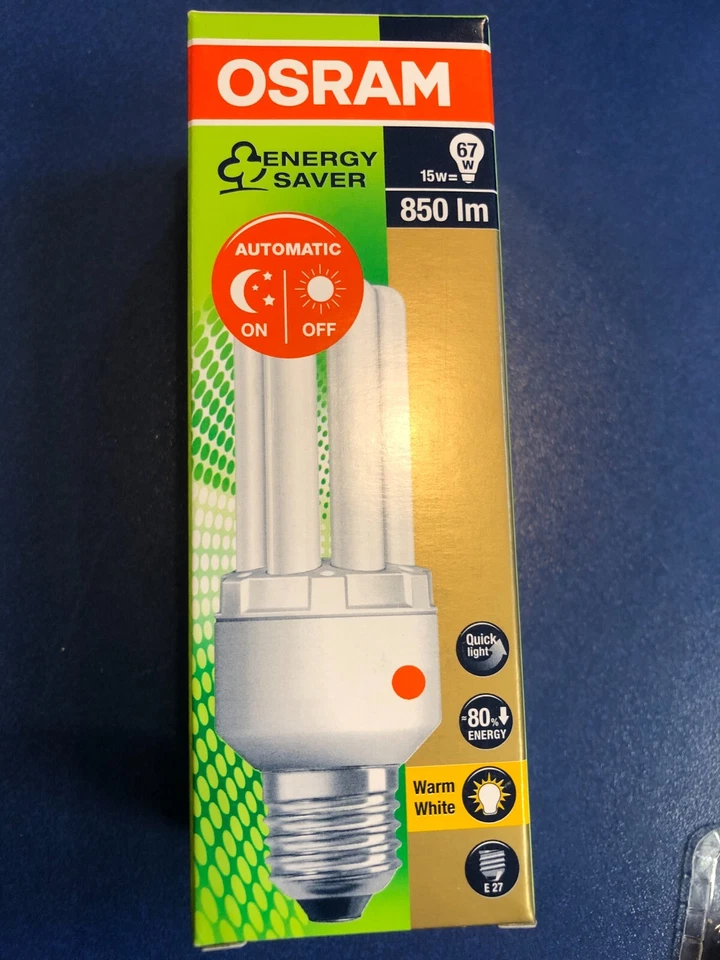 Osram DULUX INTELLIGENT SENSOR 15W/2700K E27 850Lm  LUMILUX - Bild 1 von 1
