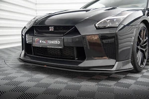 Street Pro Front Ansatz für für Nissan GTR R35 Facelift Spoilerlippe Schwert - Bild 1 von 6
