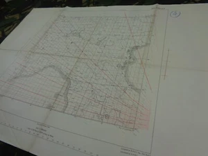 WW2 RAF map for "GEE" System entitled "PO VALLEY" (ITALY) VENICE, MILAN, FIRENZE - Picture 1 of 12