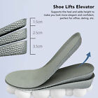 2Pairs Heightening Insole Leisure Style Soft Breathable Unisex Men Women Hee REL