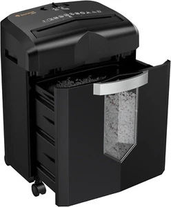 Bonsaii 12-Sheet Particle Cut Paper Shredder, Runs 60 Minutes with 4 Rolls & 16L - Bild 1 von 7