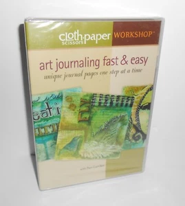 Art Journaling Fast & Easy with Pam Carriker Cloth Paper Scissors Workshop DVD - Picture 1 of 3