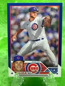 Rowan Wick - Royal Blue - 2023 Topps Update Series #US170 Chicago Cubs - Picture 1 of 11