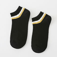 1 Pair Women Striped Cotton Short Socks Ankle Boat Socks Casual Sport Hosiery