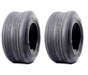 Pack of 2, Deli 16x6.50-8 Lawn and Garden Tires 4 Ply Rib Tubeless S317 - Picture 1 of 1