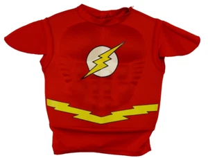 Kid's Size 3-6 DC Comics Flash Halloween Bookweek Costume Top - Picture 1 of 7
