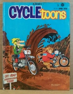 CYCLEtoons Magazine ~ #14 April 1970 ~ Petersen Publishing Co. - Imagen 1 de 4