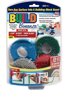 ELGO BLOCKS - MEGA BLOCKS Build Bonanza ADHESIVE STRIPS - Picture 1 of 1