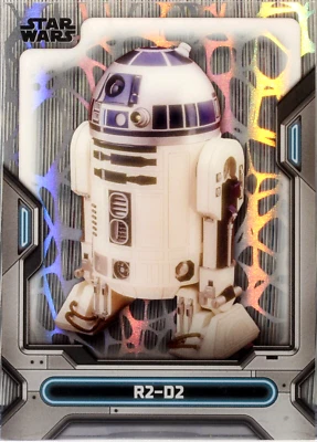 2023 Topps Star Wars High Tek R2-D2 #10 Base Web Diffractor - Image 1 of 2