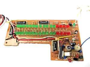 BIC T 4M  CASSETTE DECK DISPLAY BOARD WITH ALL PARTS & WIRES ATTACHED USED - Picture 1 of 5