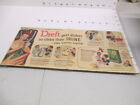newspaper ad 1940s DREFT dishwashing soap detergent POST cereal box single serve