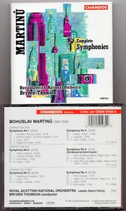 Bohuslav Martinu - Complete Symphonies 1-6, Bryden Thomson Chandos 3 CDs - Bild 1 von 1