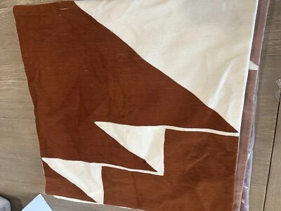 West Elm Crewel Steps  24"  Pillow Cover Copper - Image 1 of 2