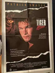 Tiger Warsaw Movie Poster - Patrick Swayze - 41 x 27. Folded - Picture 1 of 1