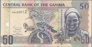 GAMBIA BANKNOTE 50 P28b ND2010 aUNC - Bild 1 von 2