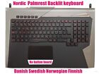 Nordic Palmrest backlit keyboard for Asus G752V/G752VT/G752VM/G752VS/G752VSK