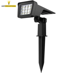 AAR INNOVATIONAL Solar Lights 12 LED 1000LM IP65 Dusk-to-Dawn Pathway - Picture 1 of 10