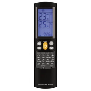Télécommande universelle de remplacement pour climatiseurs avec écran LCD rétroé - Picture 1 of 3