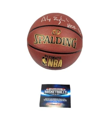 Баскетбольный мяч с автографом Алекса Сполдинга из НБА размер 7 с сертификатом подлинности Tristar HOF'97 - Изображение 1 из 3