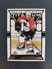 2002-03 Private Stock Titanium Dennis Seidenberg Rookie Card 0572/1475 Card #128