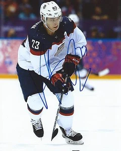 Dustin Brown Signed 8x10 Photo Team USA 2014 Olympics Autographed COA - Picture 1 of 1