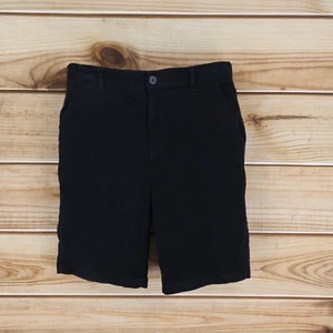 The Children's Place Shorts Husky Fit Boys Size 14 Black Cotton Blend Pockets - Picture 1 of 8