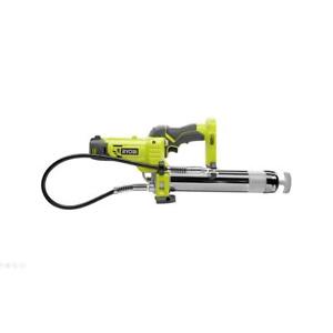 RYOBI Grease Gun 18-Volt ONE+ Tool Only 10,000 PSI 7.5 Oz Minute Flow Rate