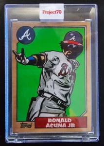 Topps Project 70 2021 - Blake Jameison 1987 Topps Baseball #56 Ronald Acuña Jr. - Imagen 1 de 2